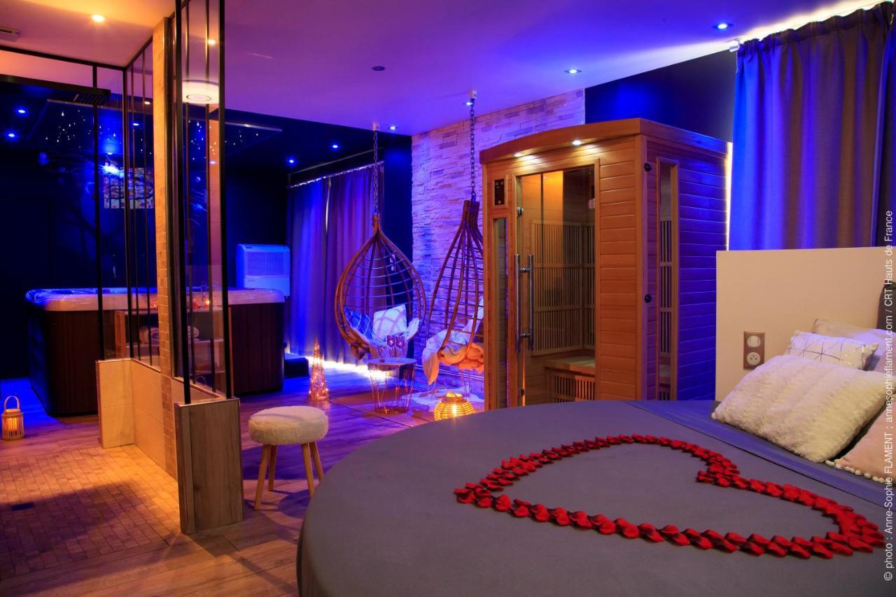 Sweety Loft Suites Romantique Avec Jacuzzi Friville-Escarbotin Luaran gambar